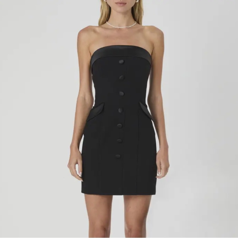 French Connection Gemma Carey Strapless Minidress